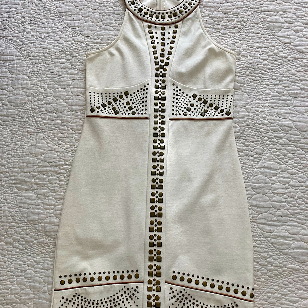 Beautiful detailed designer Bardot high quality dress